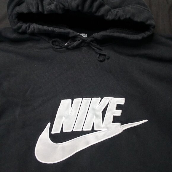 Vintage Y2K Nike Logo Hoodie Sweatshirt Embroidered - Picture 1 of 7
